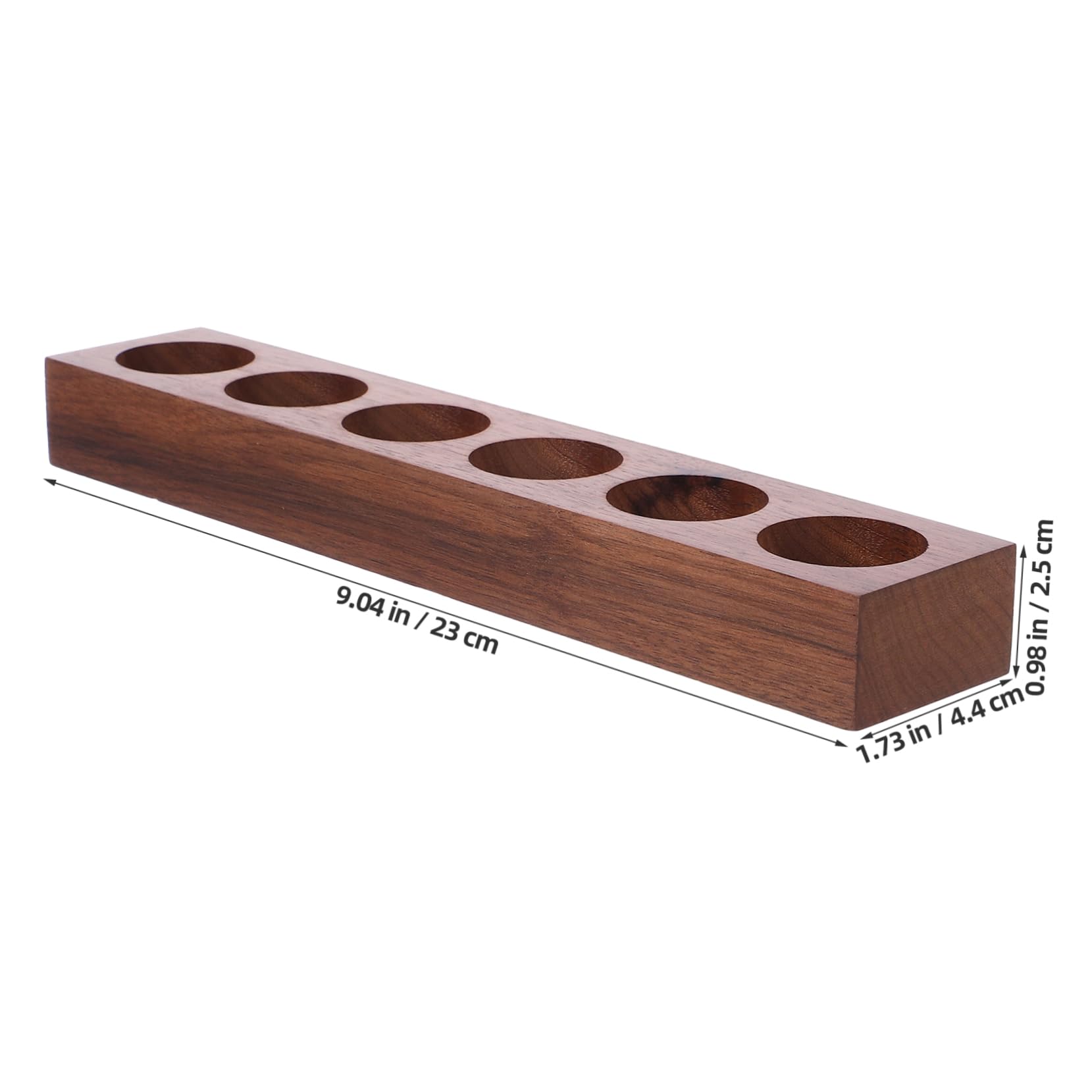 Cabilock Supporto Per Provette in Legno Per Chicchi Di Caffè 5 Pezzi Robusto E Versatile Espositore Per Provette
