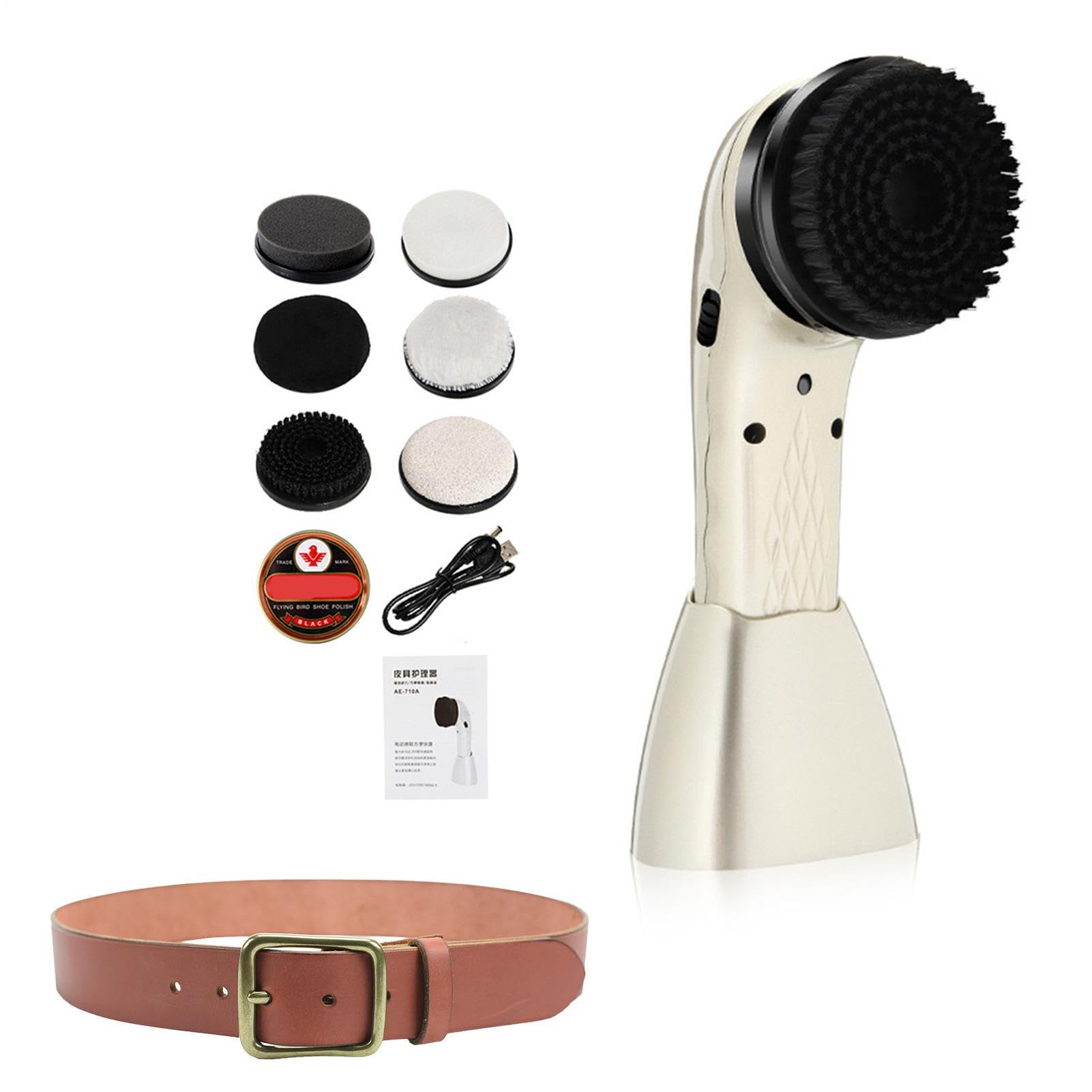 Kit de encerado - Limpiador de polvo eléctrico para cerosa,Pulidor Shine | Interfaz USB para el mantenimiento de cuero