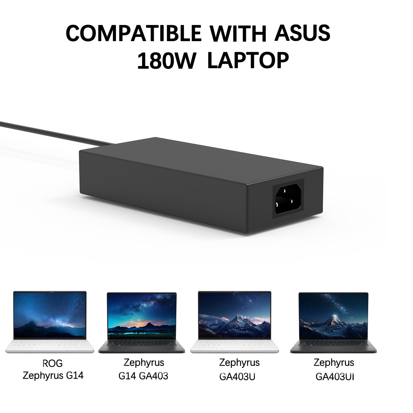 Amazon.com: 180W AC Charger for Asus ROG Zephyrus G14 (2024) GA403