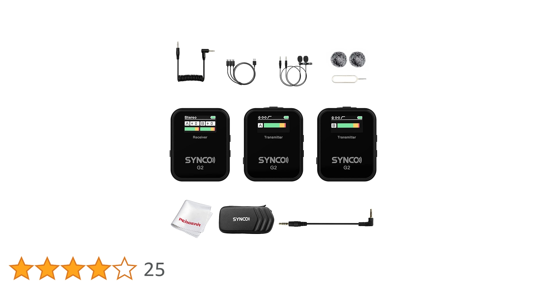 新品未開封 ワイヤレスマイク, SYNCO G2(A2) 送信機2台&受信機1台 楽天市場】ワイヤレスマイク, SYNCO G2(A2) 送信機2台&受信機1台