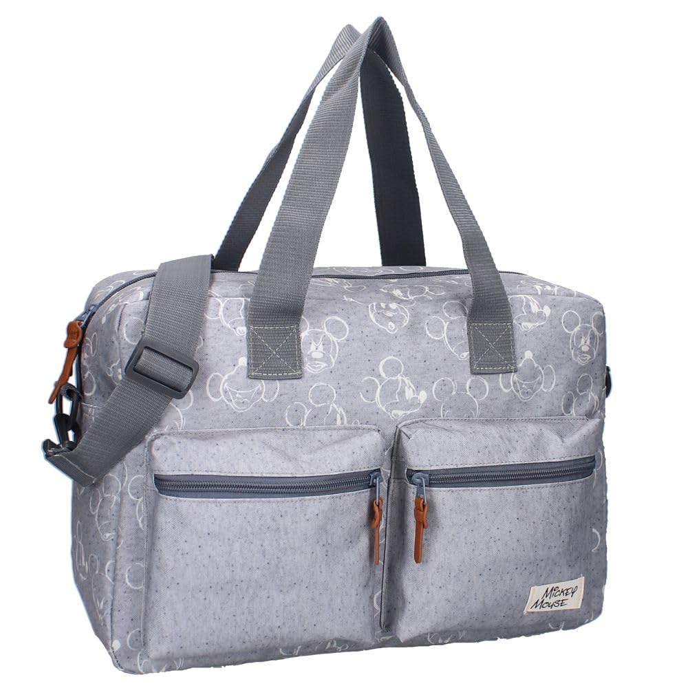 Bolso cambiador grande para bebé con cambiador de Mickey Mouse de Disney