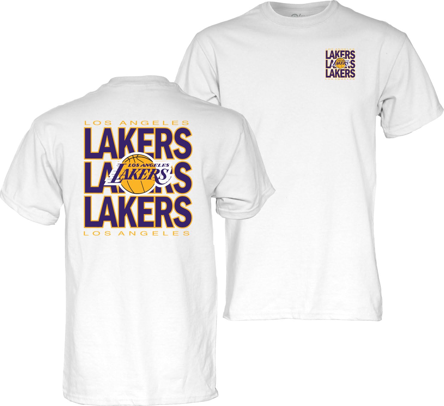 Blue 84 NBA Officially Licensed T-Shirt Front/Back Press White โ image 1