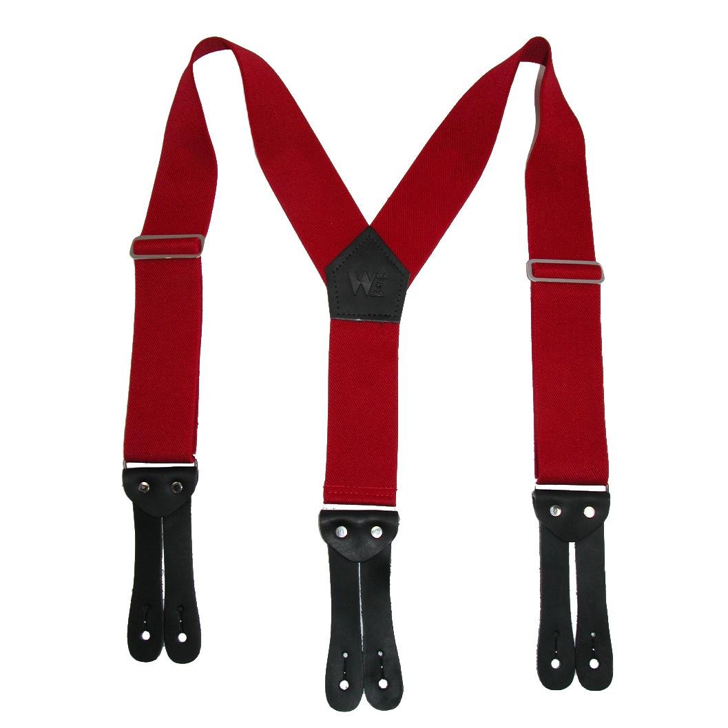 Buy Welch Men's Elastic ButtonEnd YBack 2 Inch Work Suspenders Online