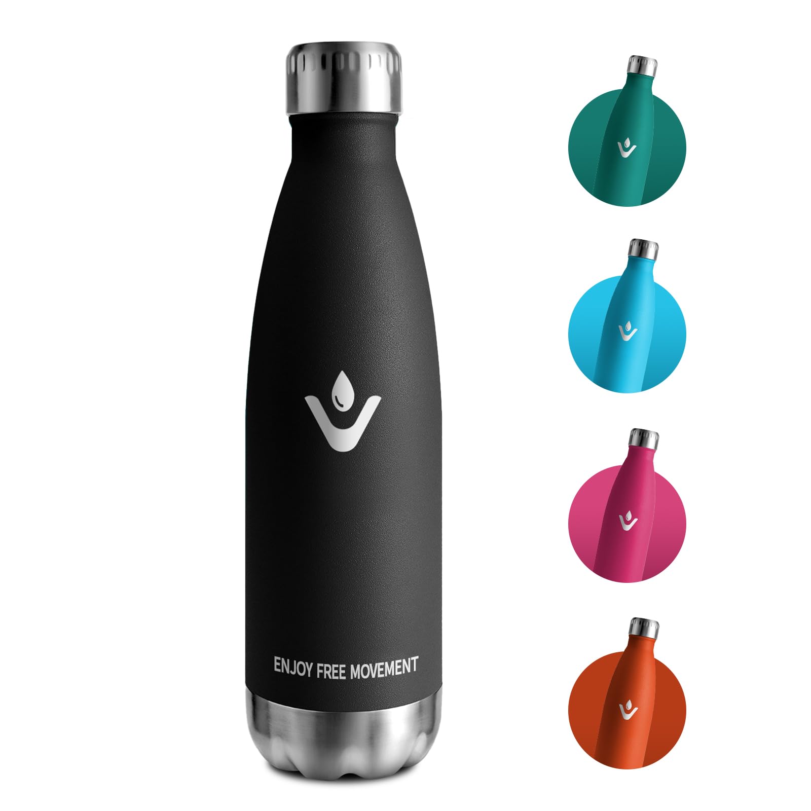 Botella Agua Termica 750ml, Botella Agua Acero Inoxidable sin BPA, Botella Termica con Doble Pared, Termo para Escuela, Oficina, Deporte — view 15