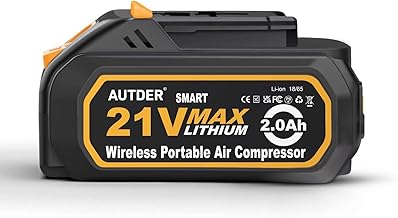 AUTDER Accessori gonfiatore di Pneumatici AD380 21V e la Motosega a Batteria 21V