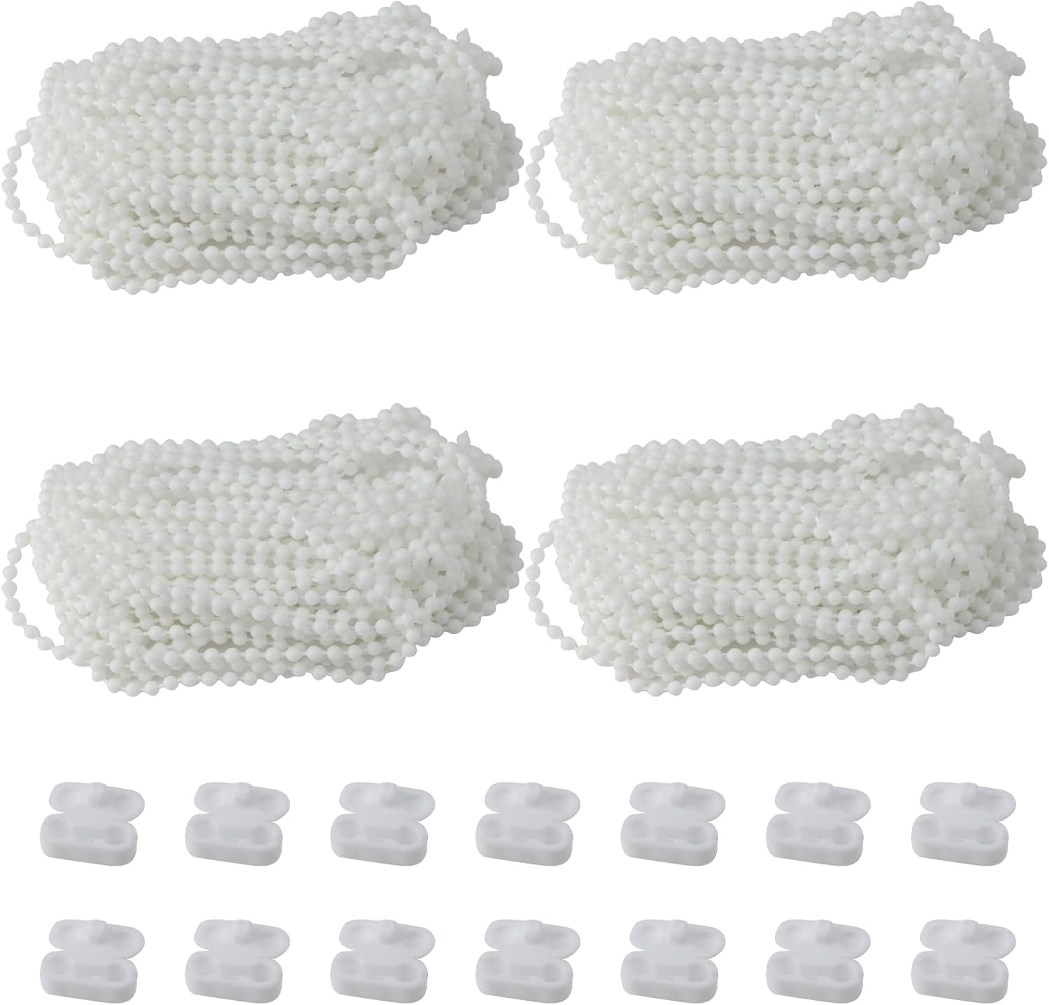 DAKFOOK 40 Meters Bead Chain, 4.5mm Vertical Blind Bottom Chain with 40