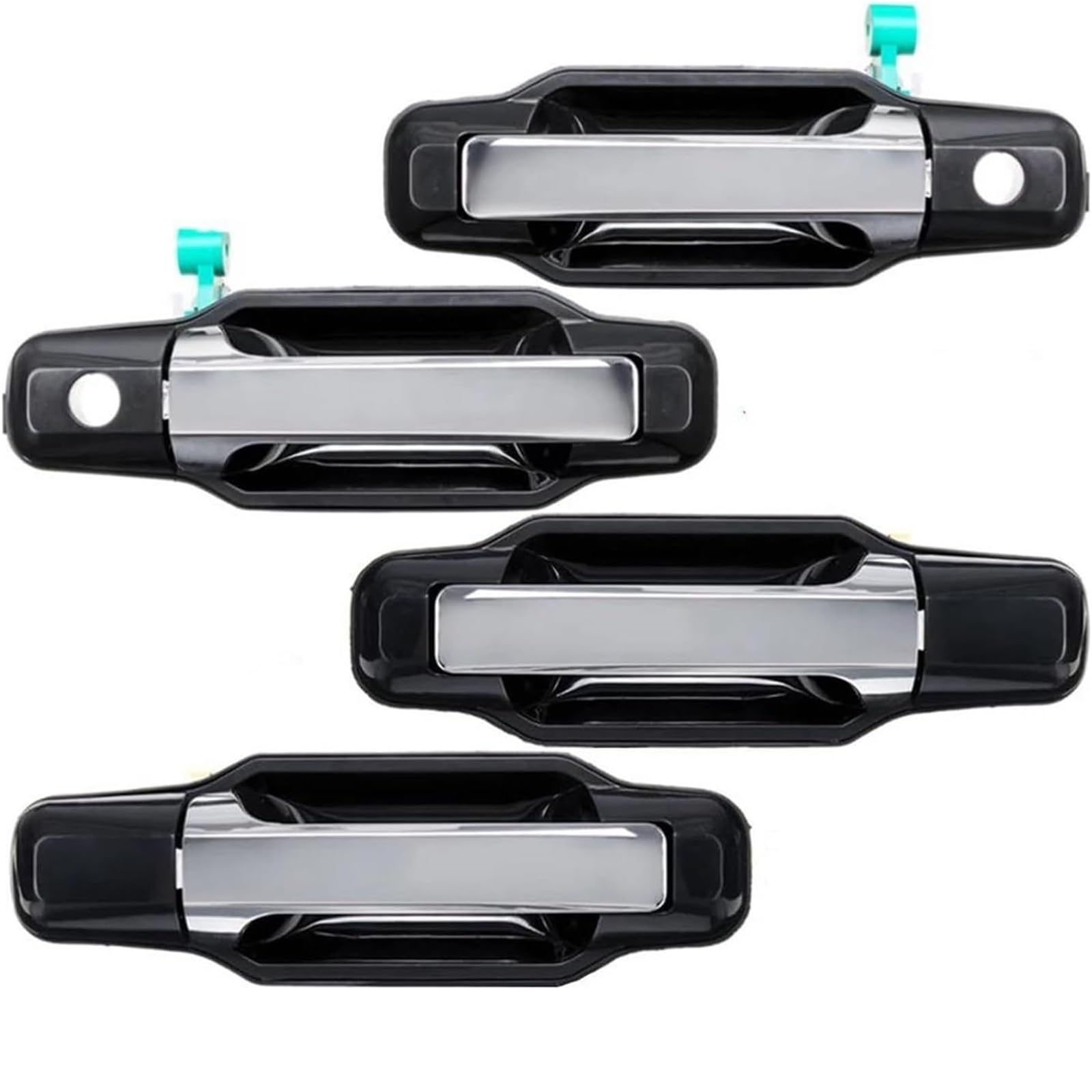 Glymzoi 1 Set Chrome Car Exterior Door Handles Car Exterior Door Handle For Kia For Sorento 2003-2009