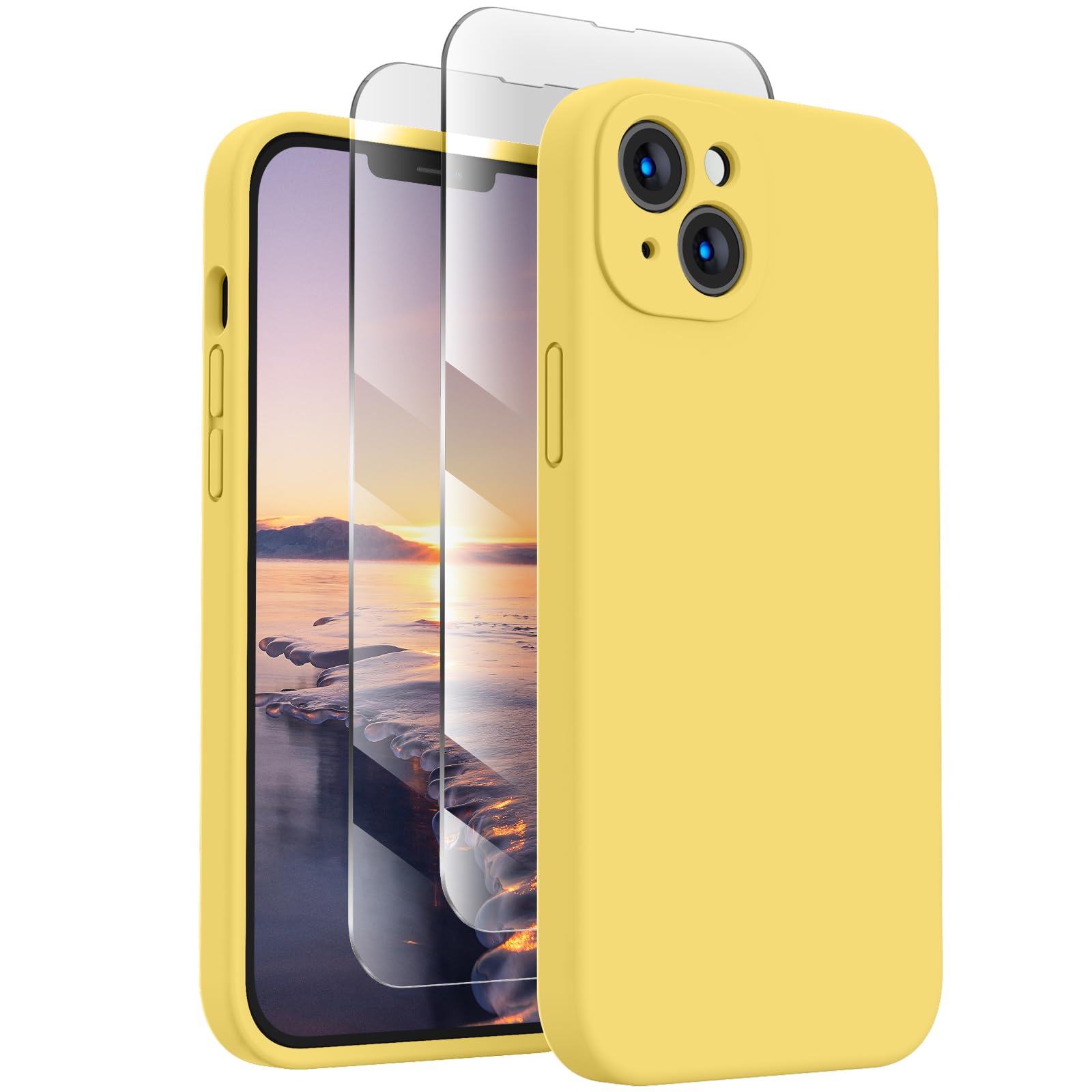 FireNova Designed for iPhone 14 Case, 6.1", Yellow