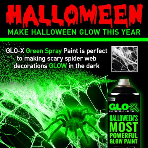 Glo-X 9351694000144 Green Halloween Glow In The Dark Spray Paint thumb #6
