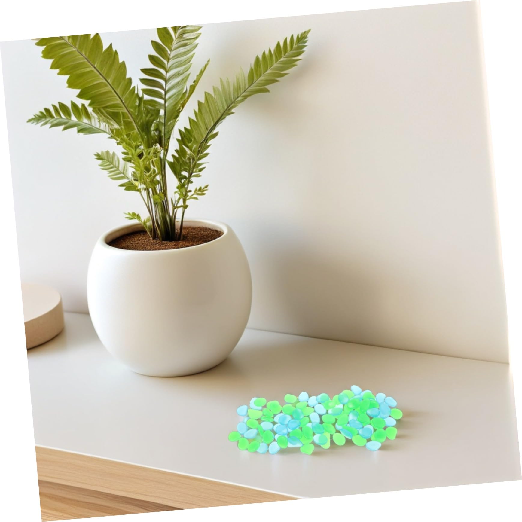 500 Pezzi Pietre Luminose Nottilucenti per Vasca e Giardino Ciottoli Fluorescenti Sicuri per Pesci Decorazioni Naturali per Sentieri e Vasi
