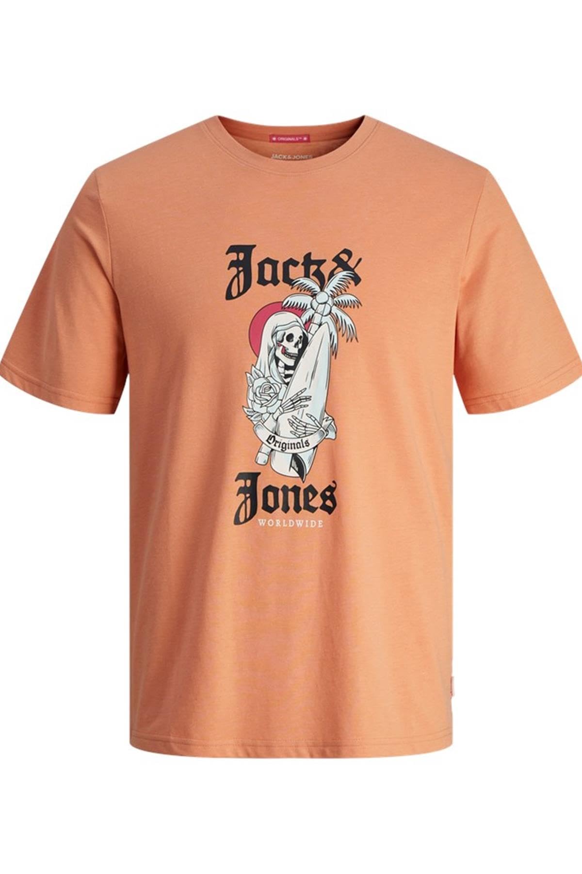JACK & JONES JORCOCONUT Skull Tee SS Crew Neck
