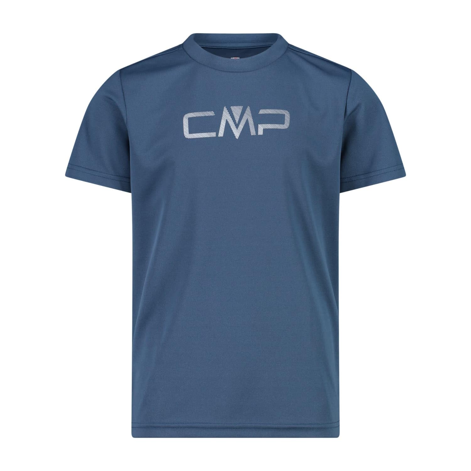CMP Unisex T-Shirt for Children and Boys, Bluesteel 01, 128