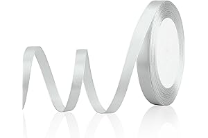 Sparkling Silver Satin Ribbon: The Perfect Embellishment for All Occasions