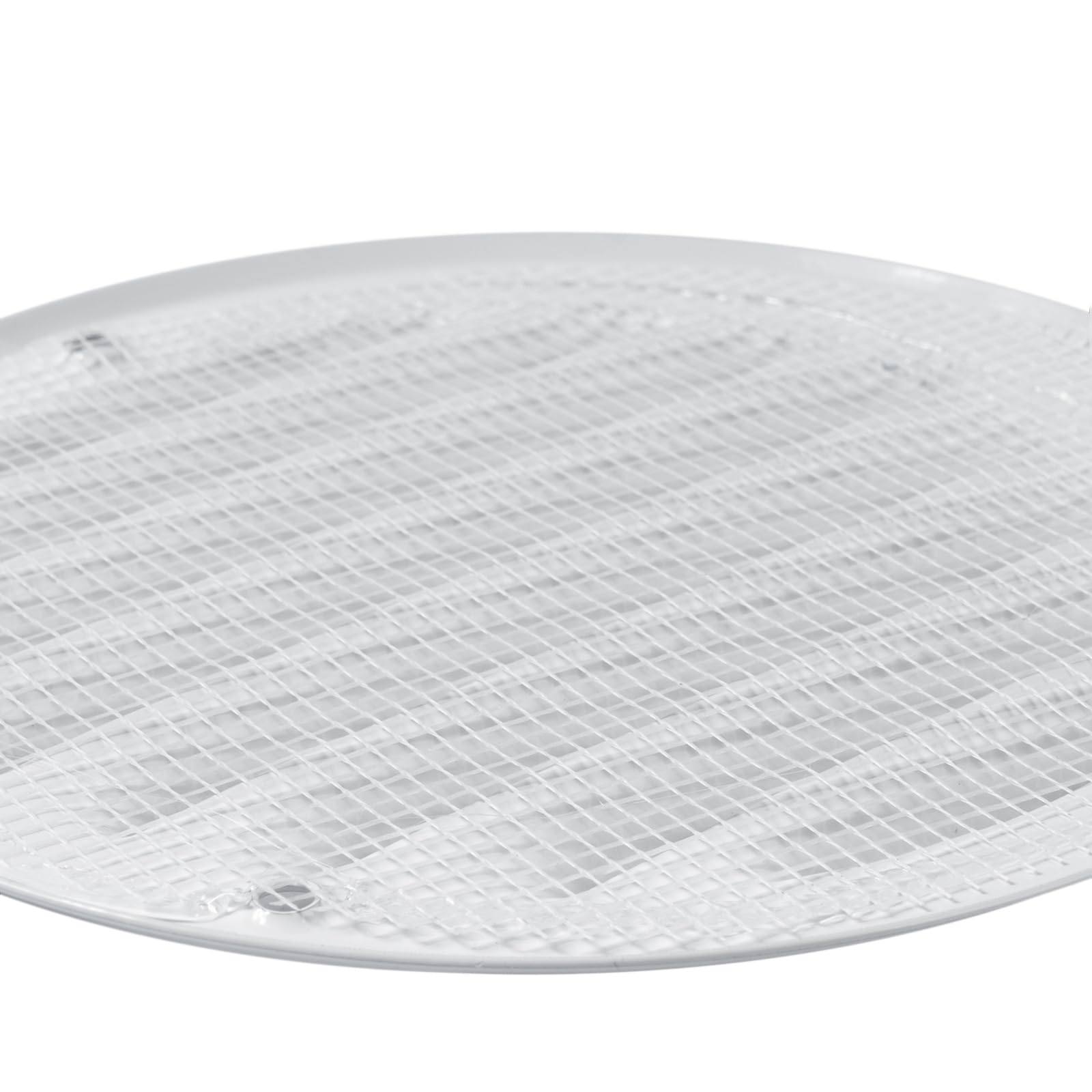 Vent Systems 10,2 cm di colore bianco - Confezione da 10 feritoia rotonda per ventilazione - copertura per griglia - zanzariera integrata - prese d'aria HVAC per bagno, casa, ufficio, cucina
