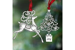 Hanging Christmas Ornaments, Metal Christmas Tree Decorations