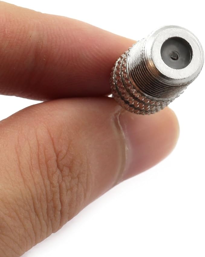 Adaptador coaxial F a 3.5mm macho a hembra, adaptador mono miniatura 2