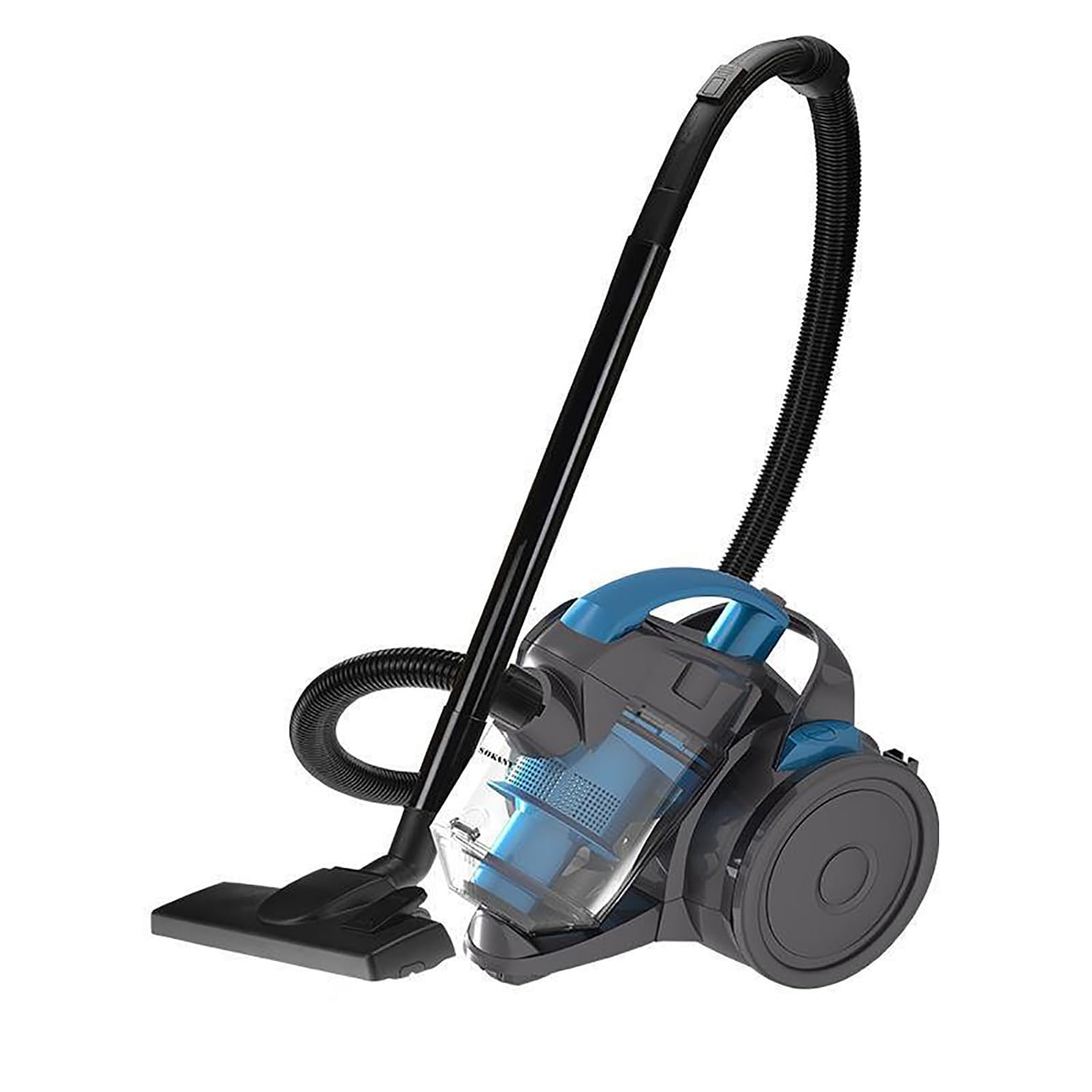 Potente aspirapolvere cilindrico senza sacchetto, aspirapolvere cablato 2000 W, capacità di 1,8 litri, aspirapolvere per la manutenzione del pavimento, basso rumore, pulizia multi-superficie