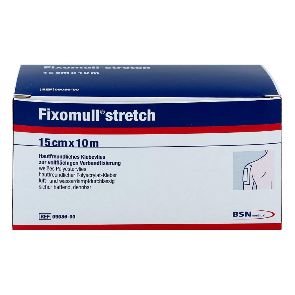 BSN medical Fixomull Stretch, Weiß, 15 cm x 10 m, 1 stück