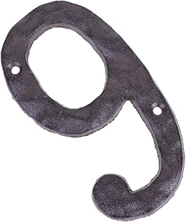 Abaodam House Signs Decorative Door Address Number Metal House Numbers Country Decor Digital Sign Letter Decor Room Gate Number Decorative Signs DIY Number Symbol The Sign Decorate Number