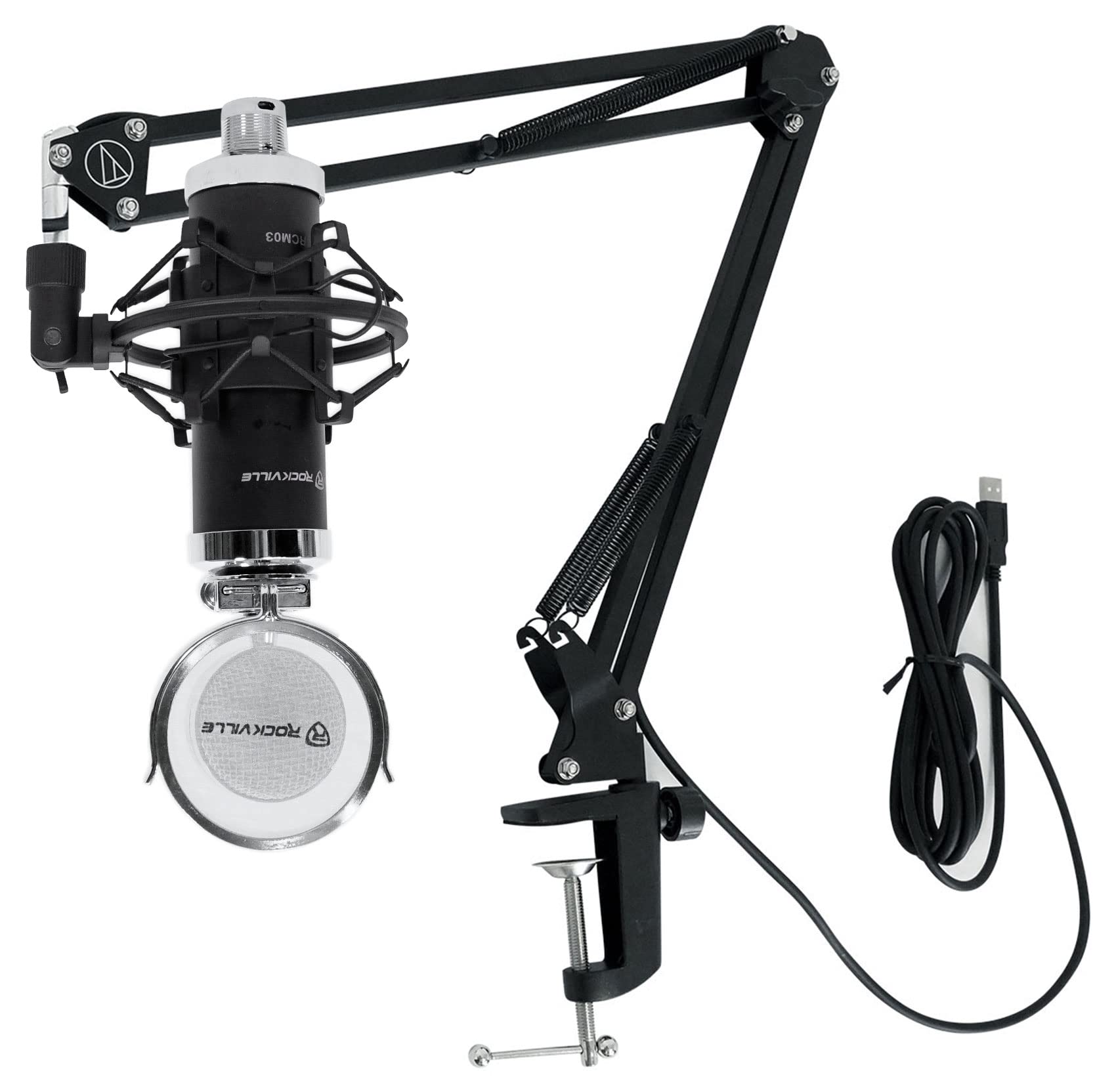 Amazon.com: Rockville RCM03 Pro Studio Recording Condenser