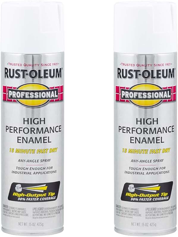 white spray paint for metal