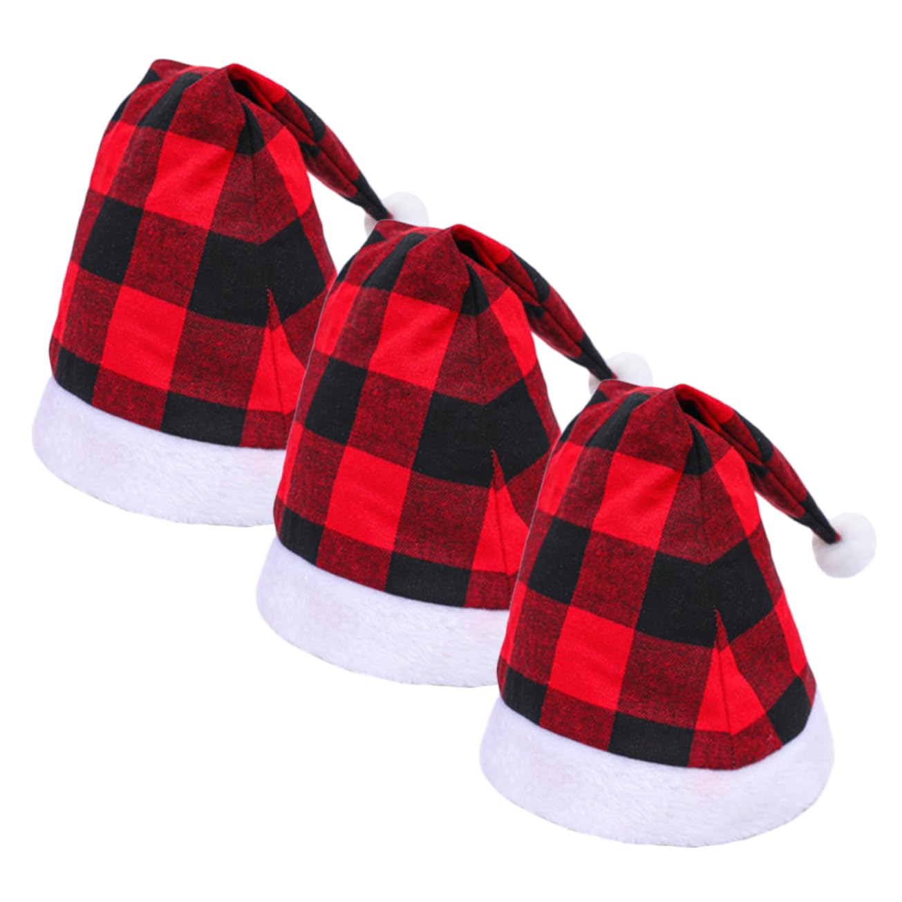 TOPBATHY 9 Stk Weihnachtsmütze Weihnachten Roter Hut Weihnachtsparty Liefert Weihnachtsfeier Liefert Damen Hüte Weihnachtskostüm Hut Gefälligkeiten Für Weihnachtsfeiern Polyester Baumwolle