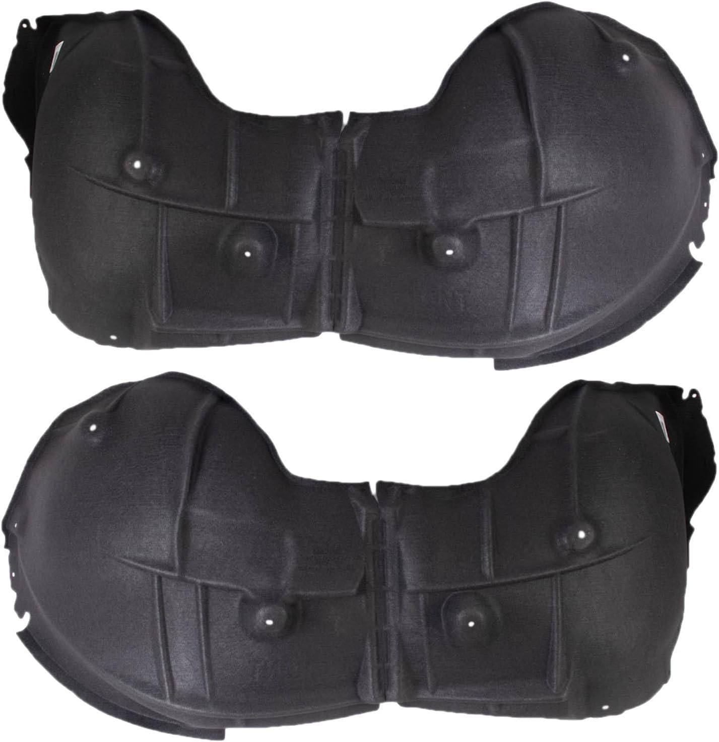 TRQ Front Inner Fender Liner Set Compatible with 2021 GMC Yukon 2021-2023 Yukon XL GM1248318 GM1249318