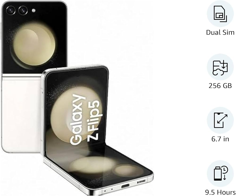 SAMSUNG Galaxy Z Flip 5 Dual SIM Cream 8GB RAM 256GB 5G