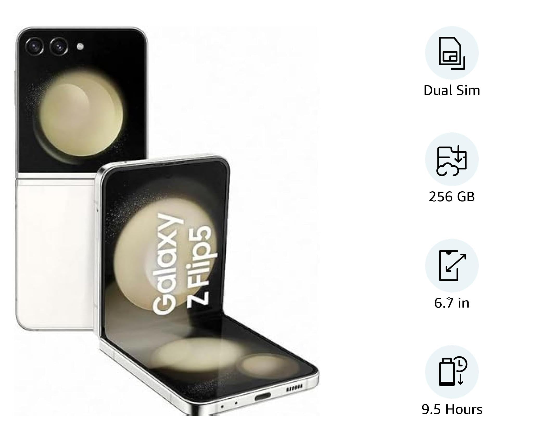 Galaxy Z FLIP5 512GB クリーム SIMフリー 【A級】 Buy Galaxy Z Flip5 Cream 512 GB | Samsung Levant