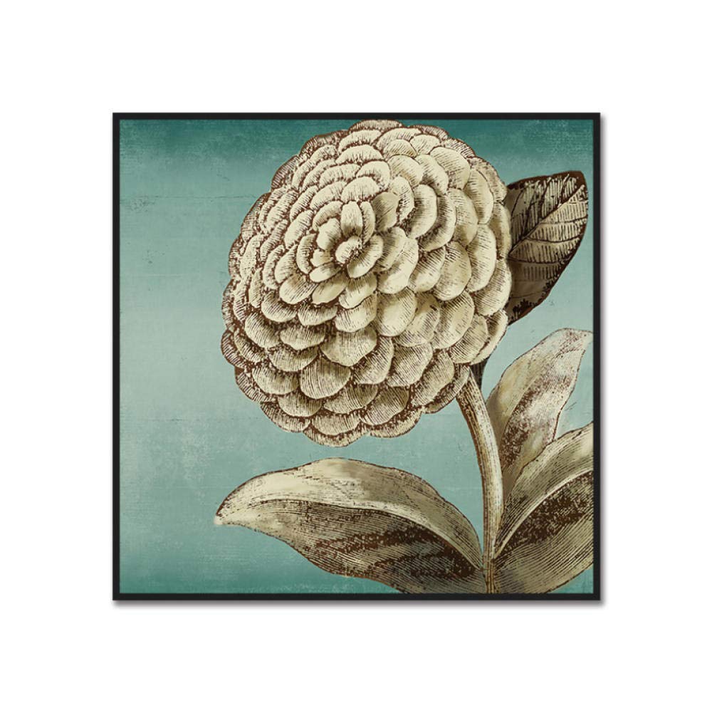 Peinture decoration chambre haut de gamme style minimaliste americain fleur