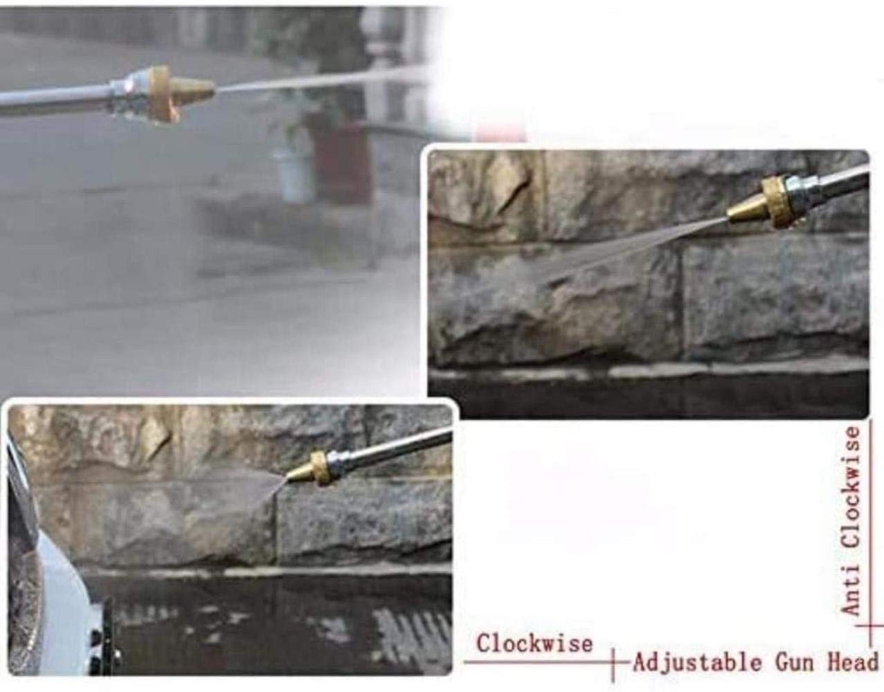 Pistola pulverizadora de mano de alta presión para jardín, adecuada para lavado de coches y mascotas, limpieza y riego