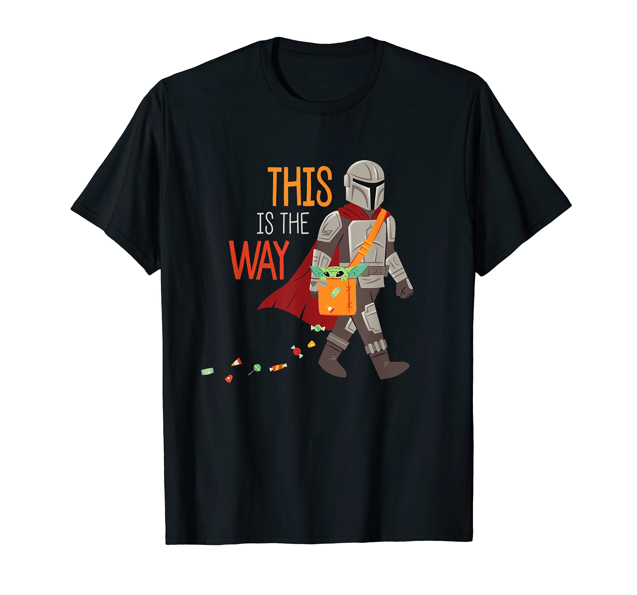 STAR WARSThe Mandalorian Grogu This is The Way Halloween T-ShirtOEKO-TEX STANDARD 100
