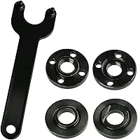 Vista 7 de Juego de 3 piezas de repuesto de brida de amoladora 5/8-11 con llave inglesa, accesorios para amoladora angular compatibles con Dewalt Milwaukee