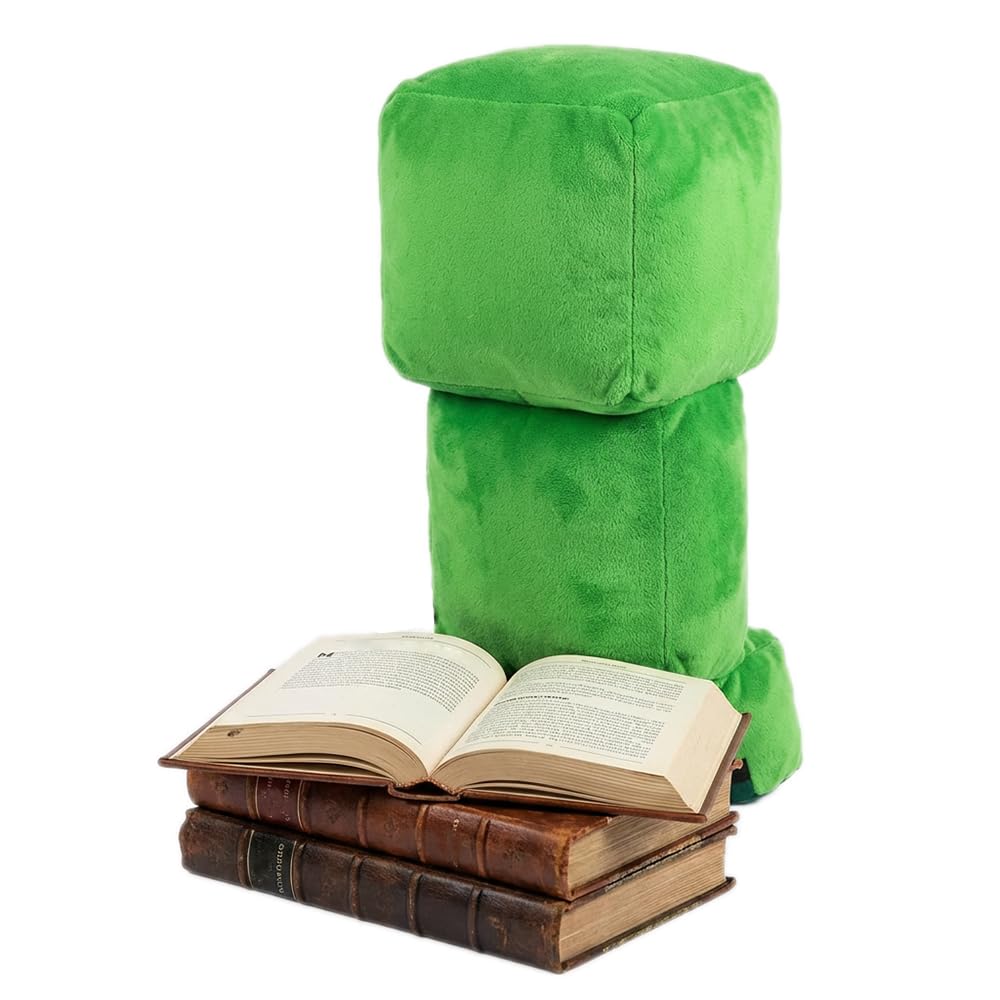 Pixel-Style Game Basic Plush Character Soft Toy, Video Game-Inspired Collectible Plushies Gifts for Kids & Fans (Creeper)