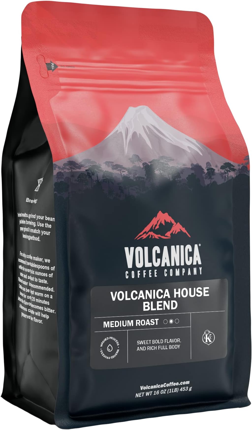 Volcanica Gourmet Coffee ハウスブレンドコーヒー16オンス ホールビーン