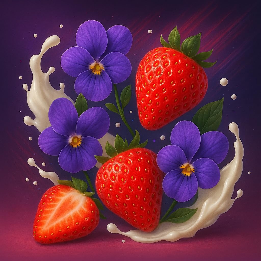 Blush Berry Cream - violette fraise crème arôme concentré - Vegan - Sasami - 100 ml