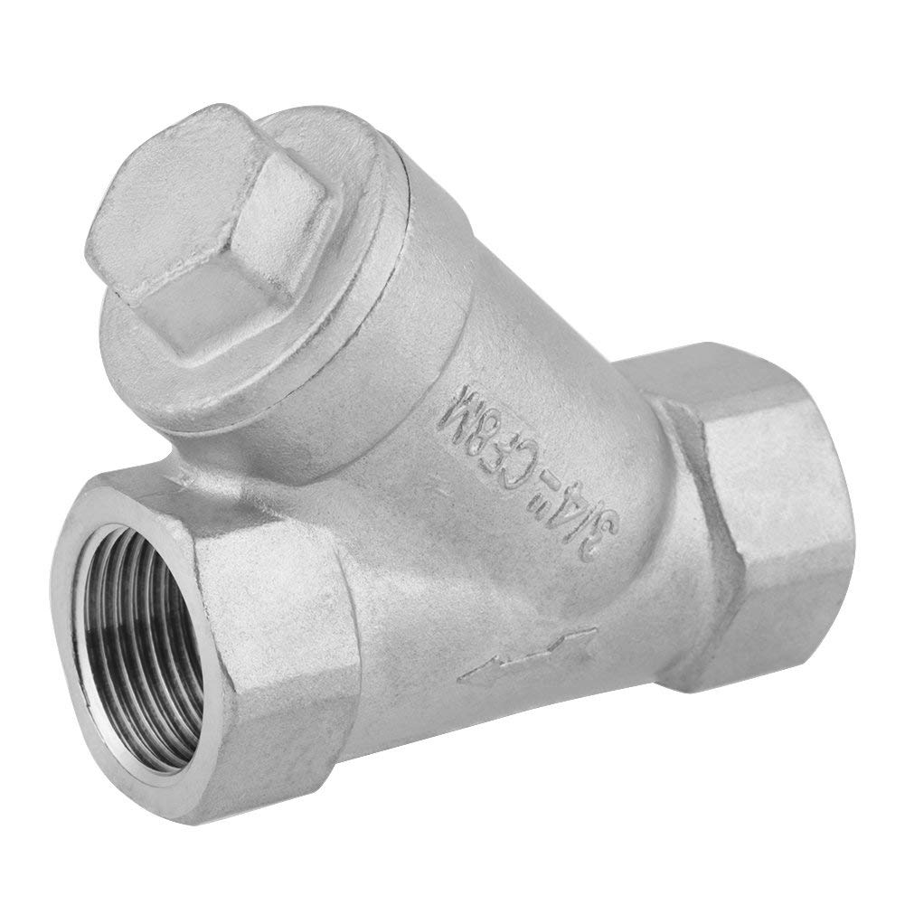 Filtre en Y 3/4 "DN20 PT en acier inoxydable Filtre à tamis en forme de Y Raccords de tuyauterie pour l'eau, le pétrole et le gaz