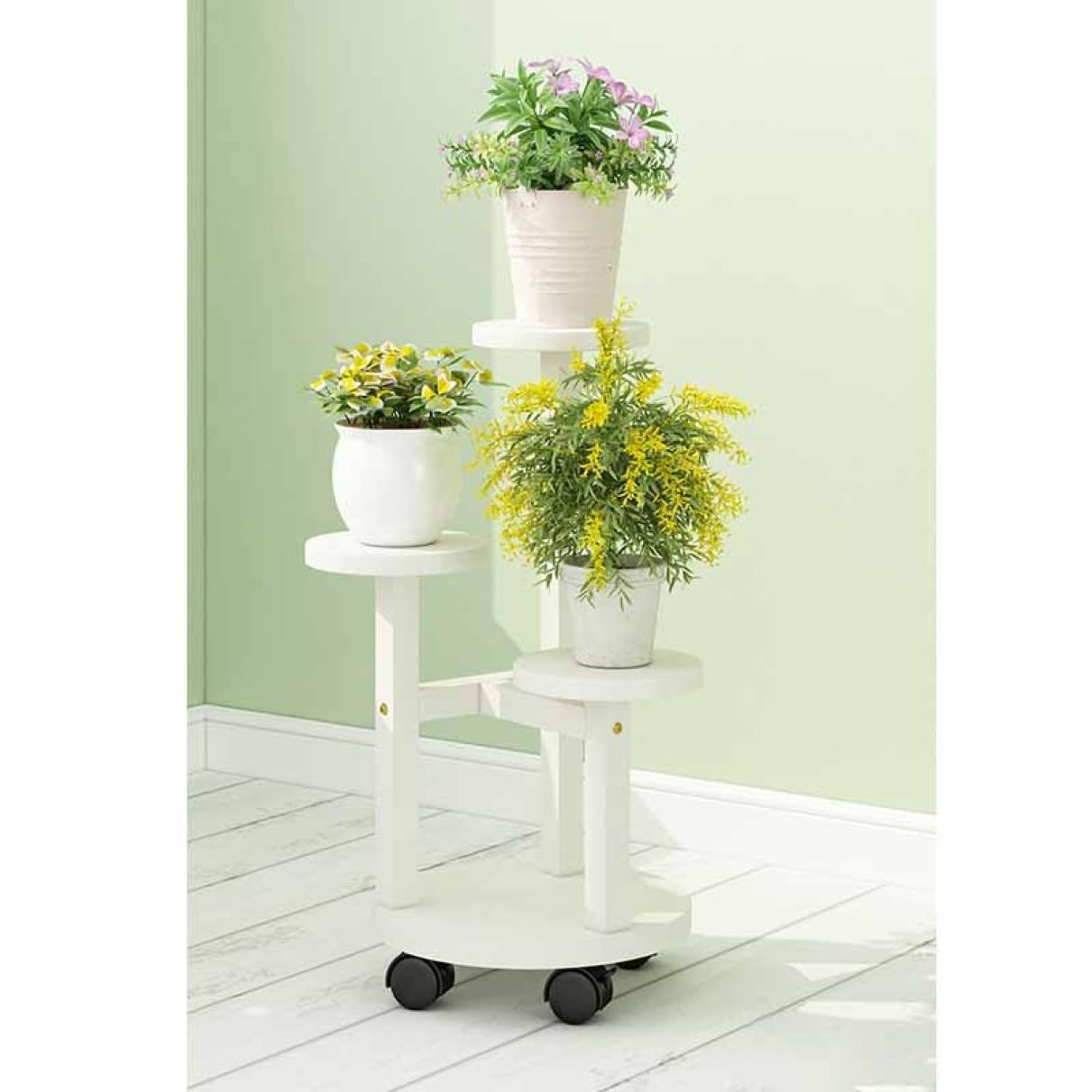 ヴィンテージ　花台　フラワースタンド Amazon.co.jp: 鉢置き台 花台 スタンド 葉っぱ フラワースタンド 玄関