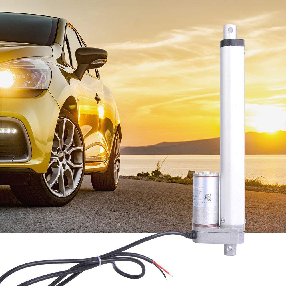 Attuatore Lineare Elettrico attuatori lineari barre di spinta Prodotti per movimento lineare Attuatori lineari 300N Motore CC 12V 30mm / S per Molteplici Scopi JS-TGZ-U1 IP45[200mm]