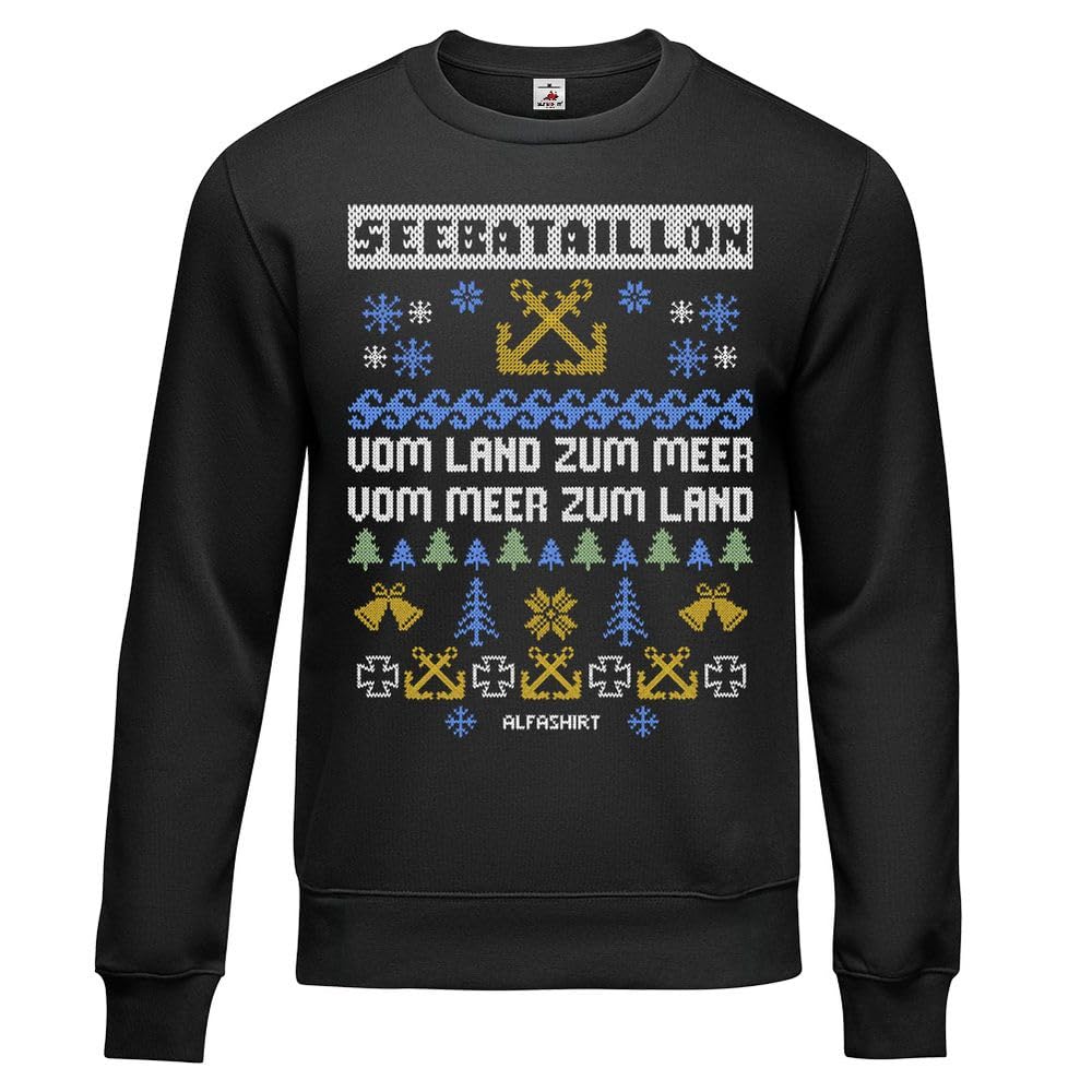 Pull de Noël Copytec X-Mas #45570 bataillon de mer marine pour fêtes - 3