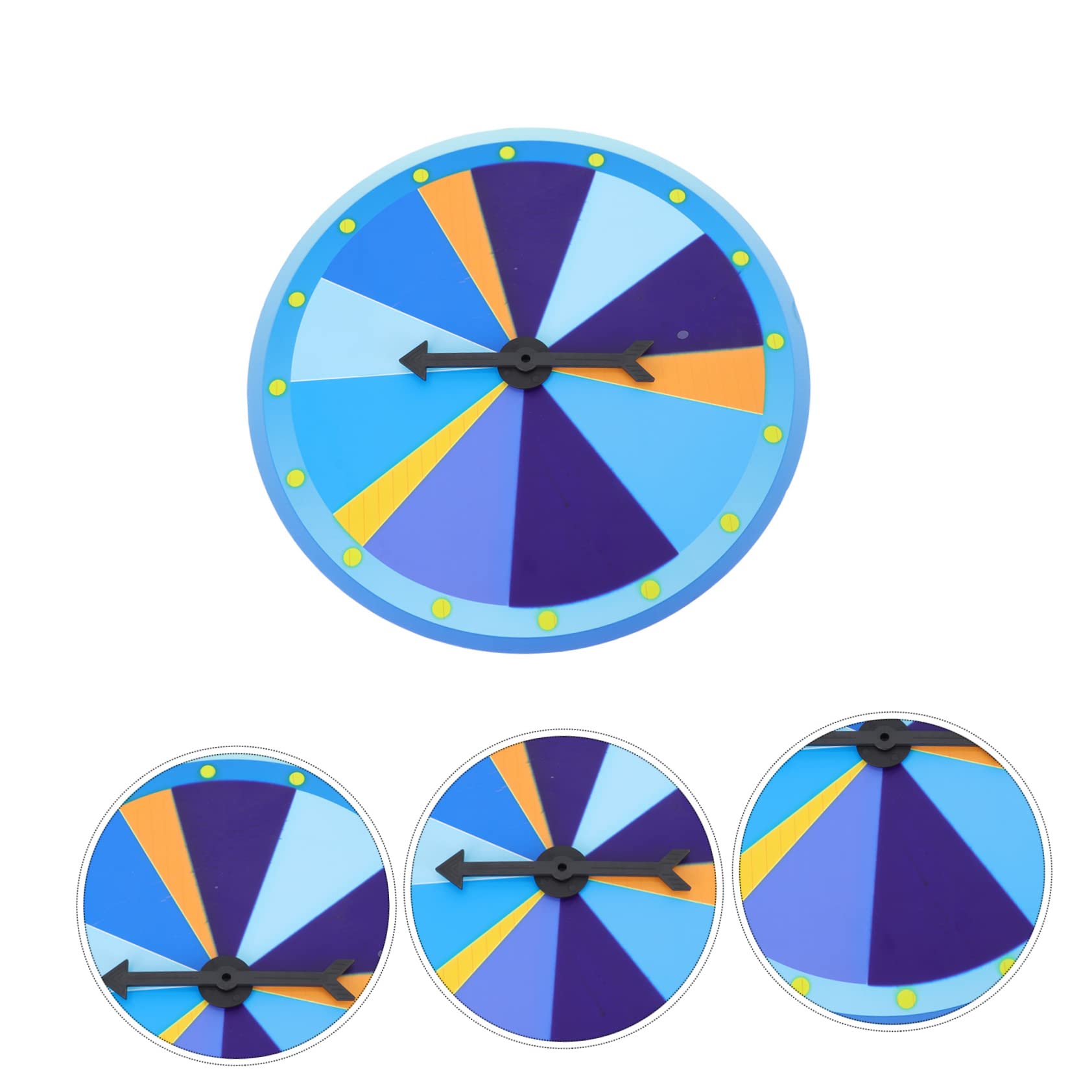 MUSISALY 1pc Turn Plate DIY Prize Wheel Wall Hung to Hang Context for Parties and Offices