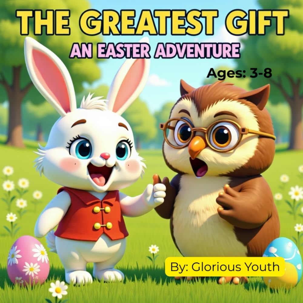 The Greatest Gift: An Easter Adventure: Teaching Children the True Meaning of Easter Through a Fun Bunny's Journey (Little Hearts Learn Easter)