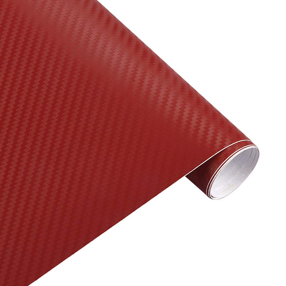 Samochodowa folia winylowa, folia winylowa do samochodów o szerokości 50 cm 3D folia winylowa z włókna węglowego naklejki samochodowe wodoodporne DIY Auto pojazd motocykl stylizacja samochodu rolka