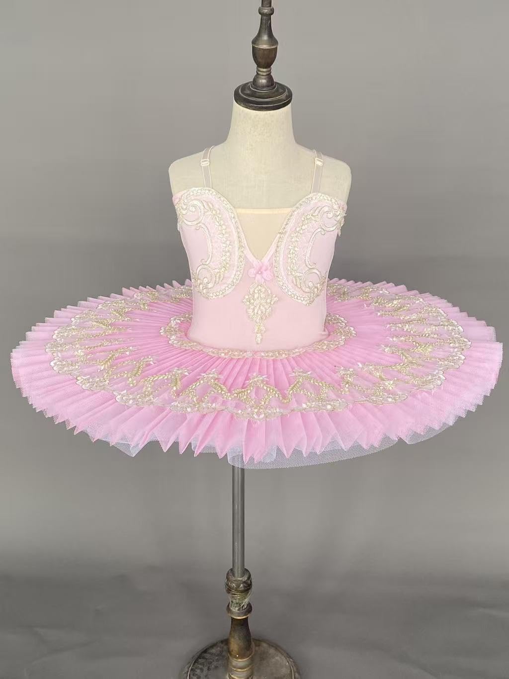 Tutú de Ballet Profesional para niñas, Plato de panqueques, tutú de Bailarina, Vestido de Fiesta, Disfraz de competición de Danza de Ballet para niñas