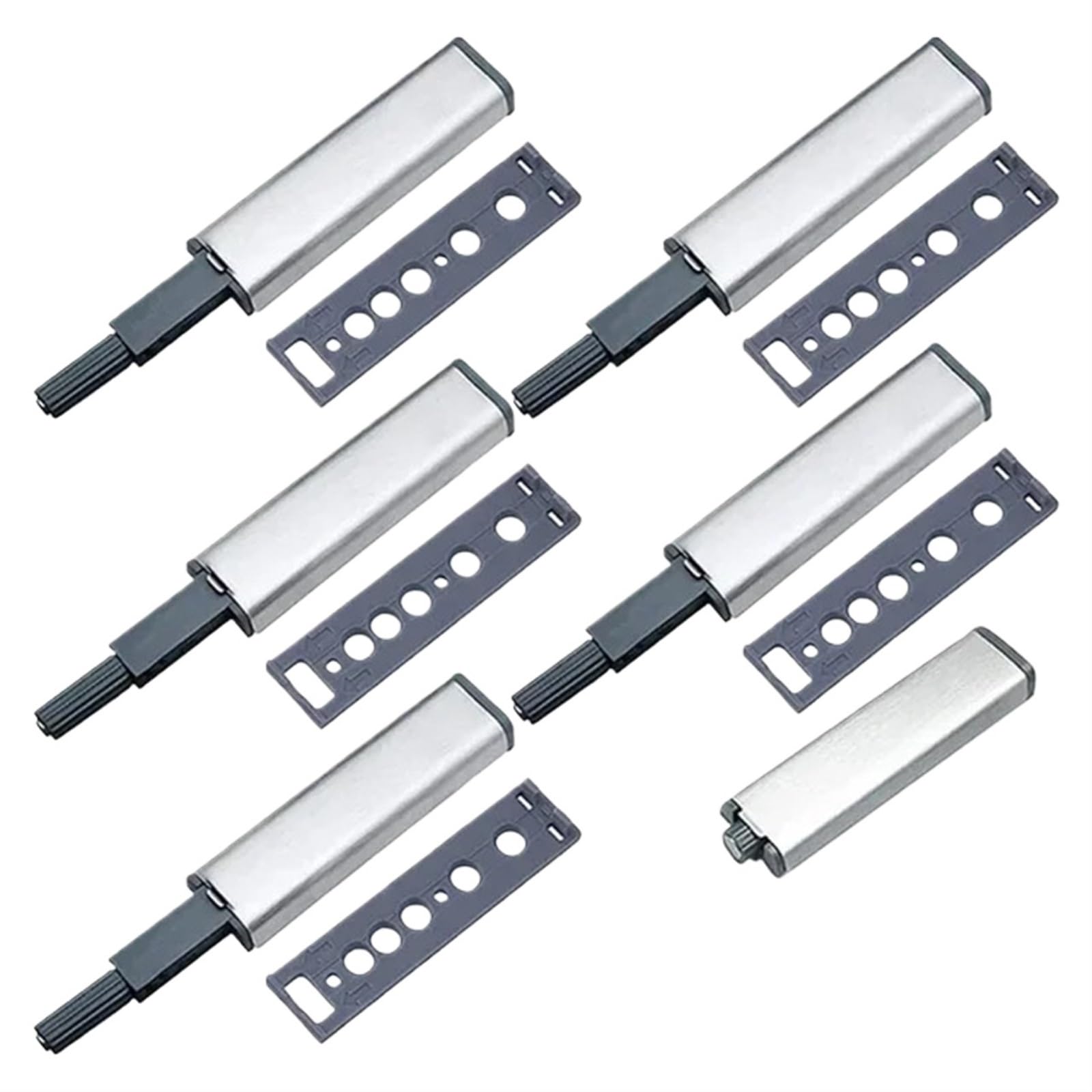 Kjbdqqh One Color Catches Push Latches For Cabinets 6 Pcs To Open Cabinet Hardware Press Latch Kitchen Door Release For Door
