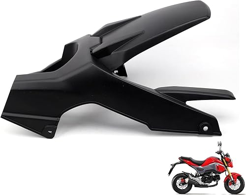 Mokuo Guardabarros traseros de motocicleta aptos para Honda Grom msx125 2016-2020 Partes, Negro Mate