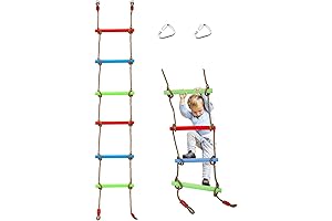 7FT Colorful Kids Playset Ladder for Adventure