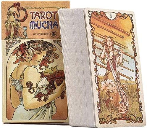 JIAFENG Lots of Tarot, Tarot 78 Sheets and Divination Game Oracle Power Game Struts Guide Board Game Gives Platform for Paper Pieces Game, English