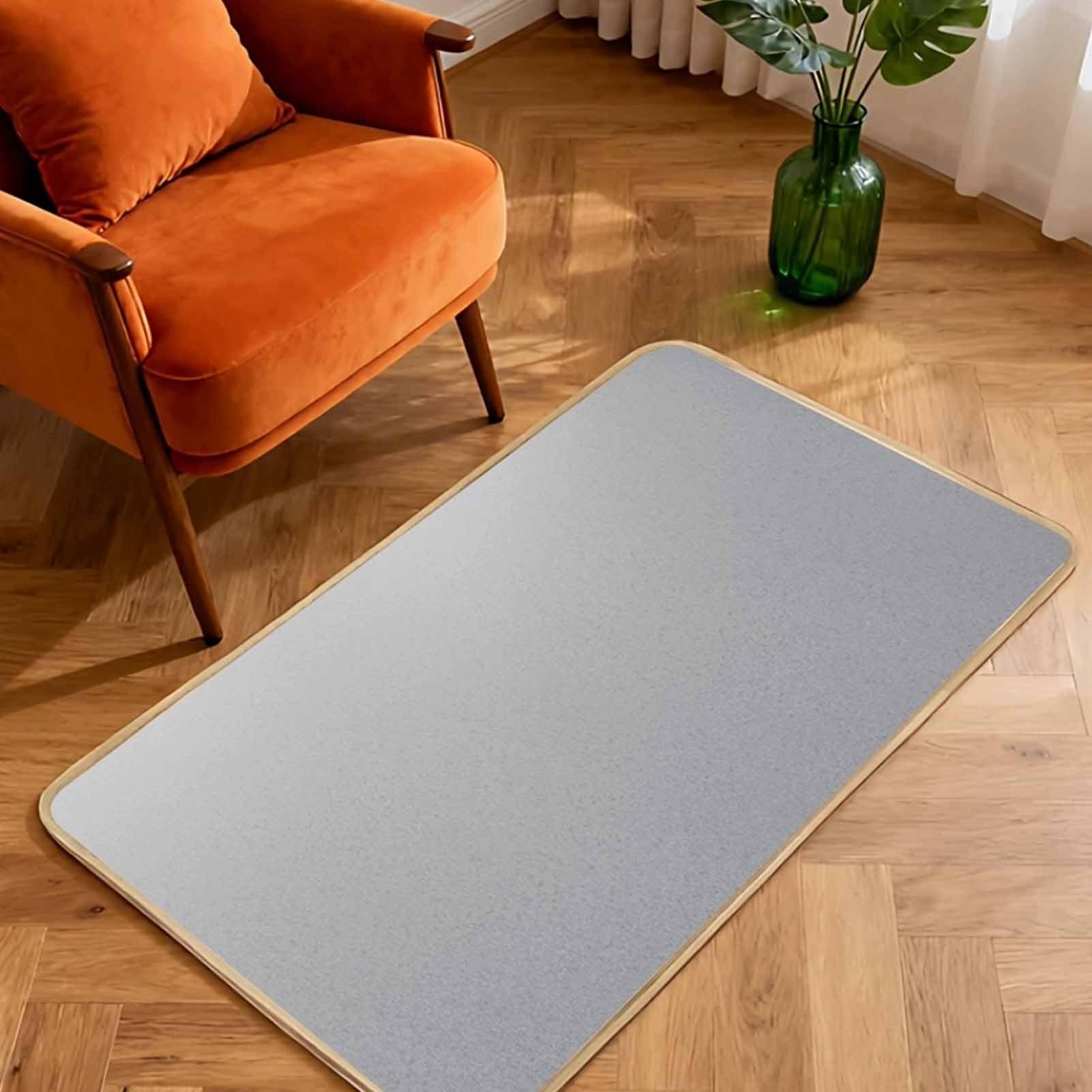 Tappetino riscaldato in grafene per riscaldamento elettrico, accogliente tappeto scaldapiedi per soggiorno e camera da letto, tappetino riscaldante per pavimento per la casa, 50 x 40 cm
