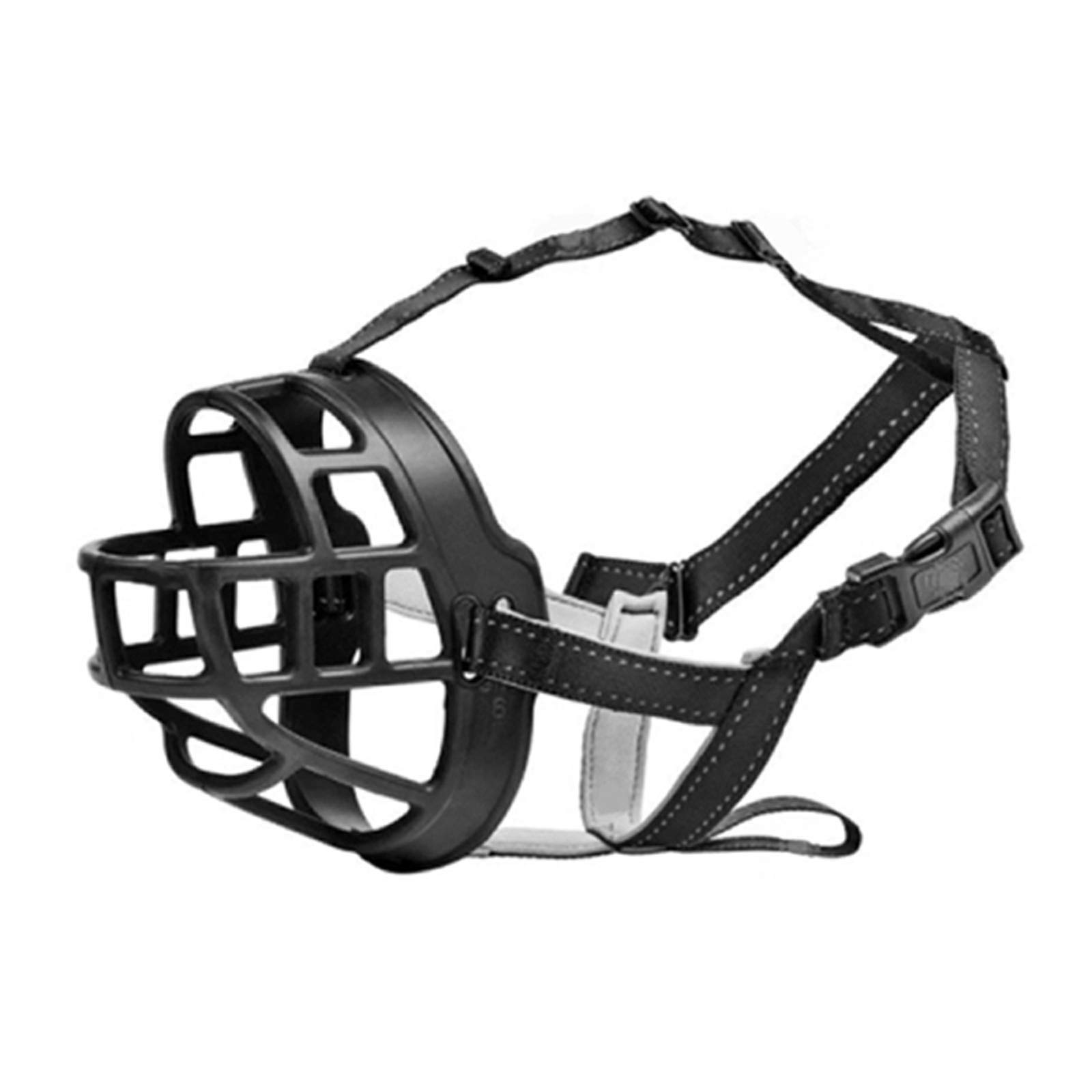 Museruola per cani, museruola per cestino per cani in silicone, museruola protettiva multiuso per razze piccole, medie e grandi